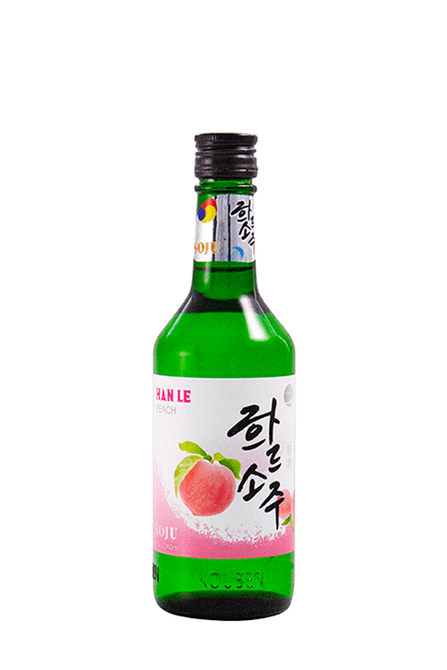 韓樂燒酒 白桃 酒精濃度：10%